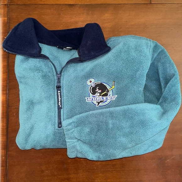 Vintage Plymouth Whalers defunct hockey fleece - Picture 3 of 4